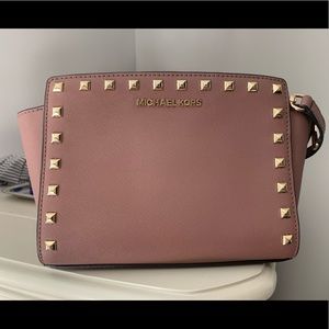 Michael kors selma crossbody studded